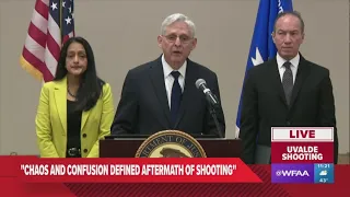 U.S. Attorney General Merrick Garland speaks on DOJ report released on Uvalde school shooting