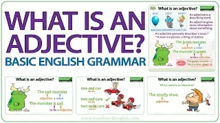 What is an adjective? - Basic English Grammar