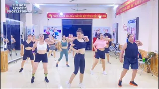 AEROBIC DANCE | Bài giật chậm 10 phút giảm mỡ bụng hiệu quả #kevinle #aerobic #nonstop