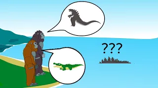 Godzilla And Kong |  Inspired by -  Wildebeest Cartoon from Birdbox Studio!