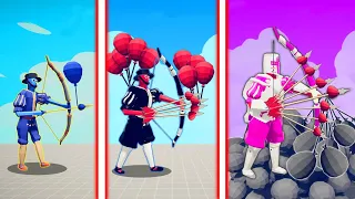 EVOLUTION OF ULTIMATE BALLOON ARCHER | TABS - Totally Accurate Battle Simulator