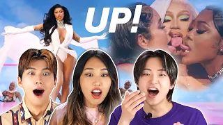 Koreans React To Cardi B - Up [Official Music Video] | Peach Korea