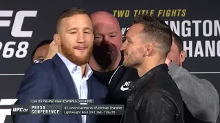 All Things - Justin Gaethje v Michael Chandler - UFC 268 Press Conference