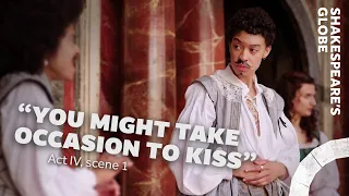 'You might take occasion to kiss' | As You Like It (2023) | Act IV, scene 3 | Shakespeare's Globe