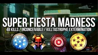 SUPER FIESTA MADNESS - 48 Kills, Inconceivable, Killtastrophe Extermination - Halo 5