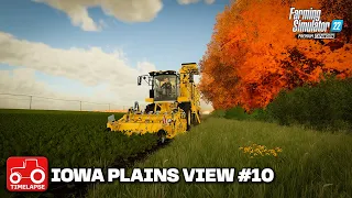 HARVESTING BEETS TO MAKE OUR OWN PIG FEED!! Iowa Plains View FS22 Timelapse Ep 10