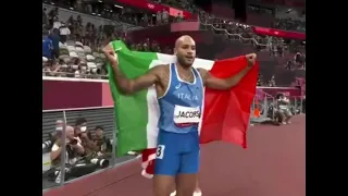 Marcell Jacobs wins Italy its 1st Olympic Gold Medal in the 100m.