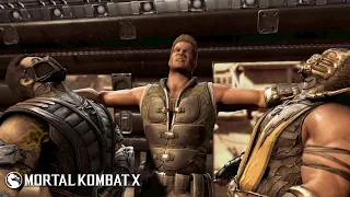 Джонни Кейдж vs Саб-Зиро vs Скорпион - Mortal Kombat X | PS5 ​