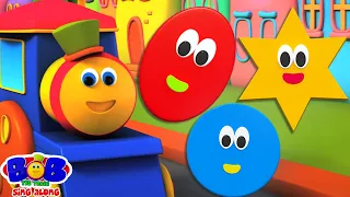 Shapes Song, Kids Rhymes and Learn Shapes with Bob The Train