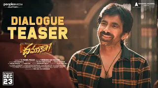 Dhamaka Movie Dialogue Teaser-2 | Ravi Teja | Sreeleela | Trinadha Rao Nakkina | Bheems Ceciroleo