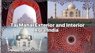 Taj Mahal Exterior and Interior(inside)view,Agra,India//Taj Mahal,one of the 7 wonders of the world.