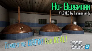 Hof Bergmann V1.2 - Starting the Brewery For Real this time - Farming  Simulator 22