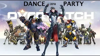 Overwatch Dance Party 2018 (All Characters Dance to a Mash-Up)