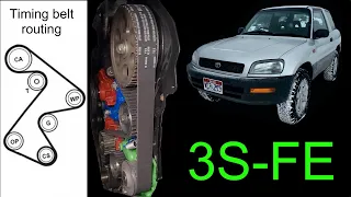 Timing belt replacement 1997 Toyota RAV4 (episode 26)