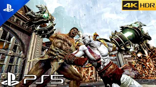 (PS5) GOD OF WAR 3 REMASTERED - Kratos vs Hercules | ULTRA High Graphics Gameplay [4K 60FPS HDR]