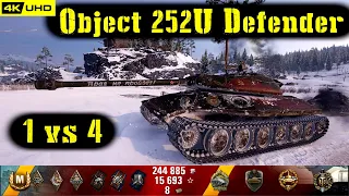 World of Tanks Object 252U Defender Replay - 9 Kills 7.7K DMG(Patch 1.5.0)