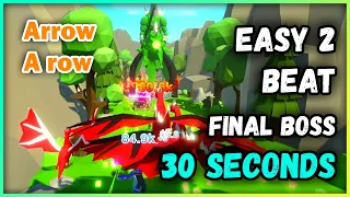 Arrow a Row: Beat Final Boss in 30 Seconds with a Powerful Pet Army