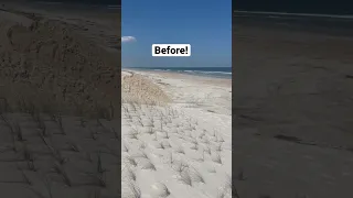 These videos were taken a week apart! #florida #saltlife #hurricaneian