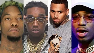 Chris Brown  And Joe Budden almost Got Jumped By The MIGOS on Video  at BET AWARDS 2017