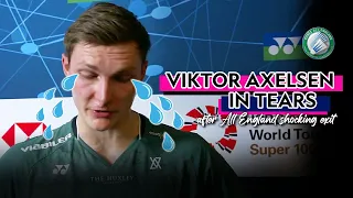 😭 BIGGEST UPSET EVER, Viktor Axelsen in TEARS after Shocking All England 2023 exit! #allengland