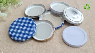 I do this and Sell it quickly ! Genius Recycling Idea with Jar lids - DIY