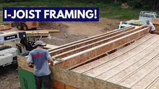 Framing the Floor using  I-Joists