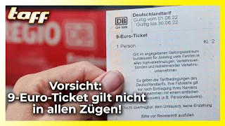 Vorsicht: 9-Euro-Ticket gilt nicht in allen Regionalzügen | taff | ProSieben