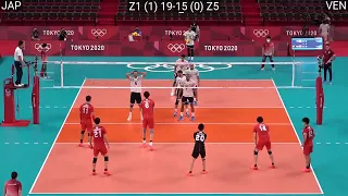 Volleyball Japan vs Venezuela amazing FULL Match
