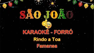 KARAOKÊ FORRÓ - Rindo a Toa - Falamansa