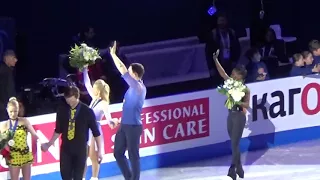 PAIRS VICTORY CERIMONY ALIONA SAVCHENKO/BRUNO MASSOT - WORLD FIGURE SKATING CHAMPIONSHIPS 2018