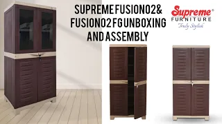Supreme furniture Plastic Almirah Unboxing and Assembly | Fusion02 and Fusion02 FG | Quality Review