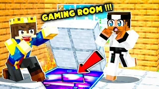 I Made SECRET GAMING ROOM For JACK In Minecraft HARDCORE 😱