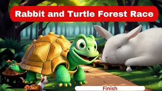 The Rabbit and Turtle Race | The Tortoise and the Hare | Short Moral Story in English