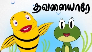 தவளையாரே | Frog Song | Chutti Kutties Tamil Rhymes For Kids | தமிழ்  குழந்தை பாடல்கள்