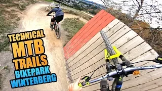 RIDING THE MOST TECHNICAL MTB TRAILS OF BIKE PARK WINTERBERG!