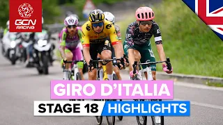 Can Breakaway Deny The Sprinters? | Giro D'Italia 2022 Stage 18 Highlights