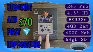 R43 Pro Unboxing &First Look.  RG405V Who????