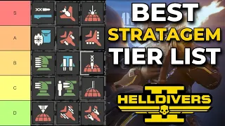 Every Stratagem In Helldivers 2 RANKED From Best to Worst (Tier List)