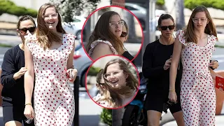 Jennifer Garner hides from paparazzi behind her lookalike daughter, Violet Affleck