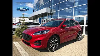 Ford Kuga 2020 PHEV 2.5 225KM ST-line X eCVT Lucid Red prezentacja auta - Ford Autoskar Kielce