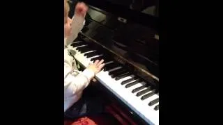 Adams first piano play