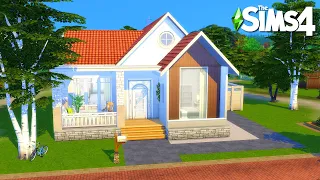 I built a family home with a REALISTIC floorplan | The Sims 4: Speed build (NO CC)