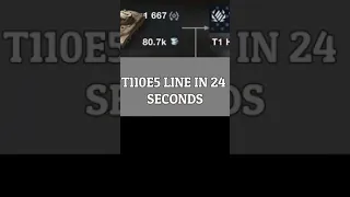 T110E5 LINE in 25 SECONDS in World of Tanks Blitz #wotblitz #worldoftanksblitz #shorts #wotb