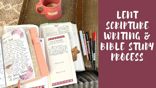 Lent Scripture Writing & Bible Study Process | Creative Faith & Co.