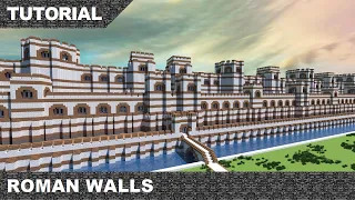 Minecraft Roman Walls Tutorial & Download