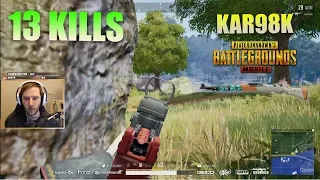 PUBG chocoTaco Solo - 13 Kills Sanhok QBZ+Kar98k Highlights #9