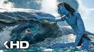 Lo'ak Helps The Tulkun Scene - AVATAR 2: The Way of Water (2022)