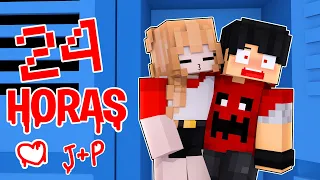 PRESO com a CRUSH MALUCA por 24 HORAS no Minecraft ‹‹ P3DRU ››