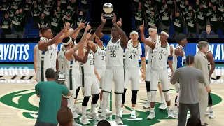 NBA 2K22 Mobile Arcade Conference Champions Celebration Trophy