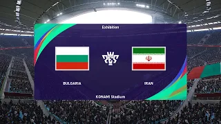 Bulgaria vs Iran (07/09/2023) International Friendlies PES 2021